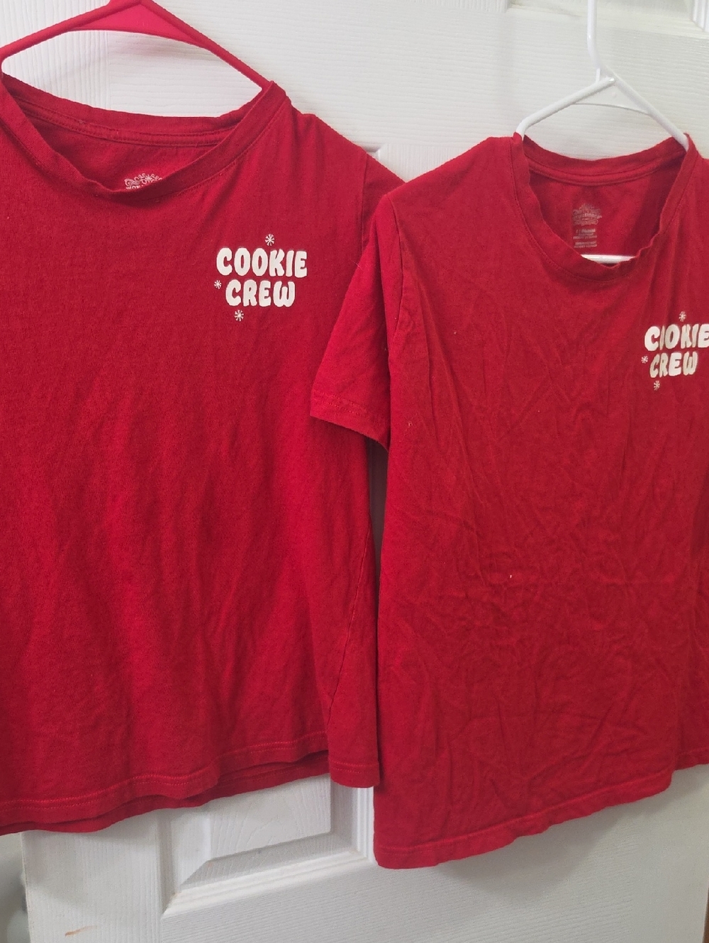Cookie Crew Kids' And Women Red Graphic T-Shirt